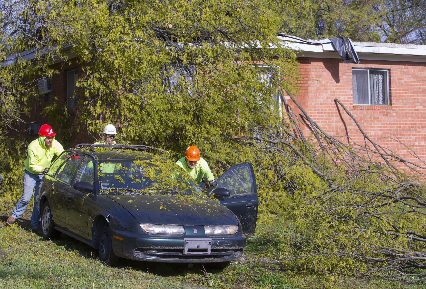 Tornado aftermath